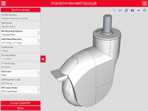 Caster CAD 3D - Explore 3D Models of Popular Colson Group Brands