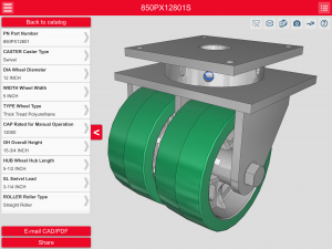 Caster CAD 3D - Explore 3D Models of Popular Colson Group Brands